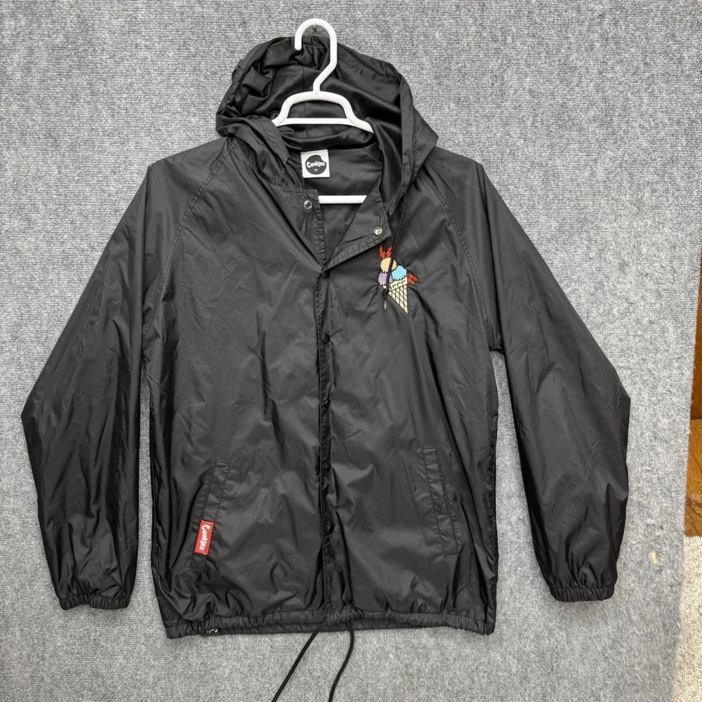 Cookies SF Icecream hooded jacket BRRR Men's size Large Gucci-Mane windbreaker